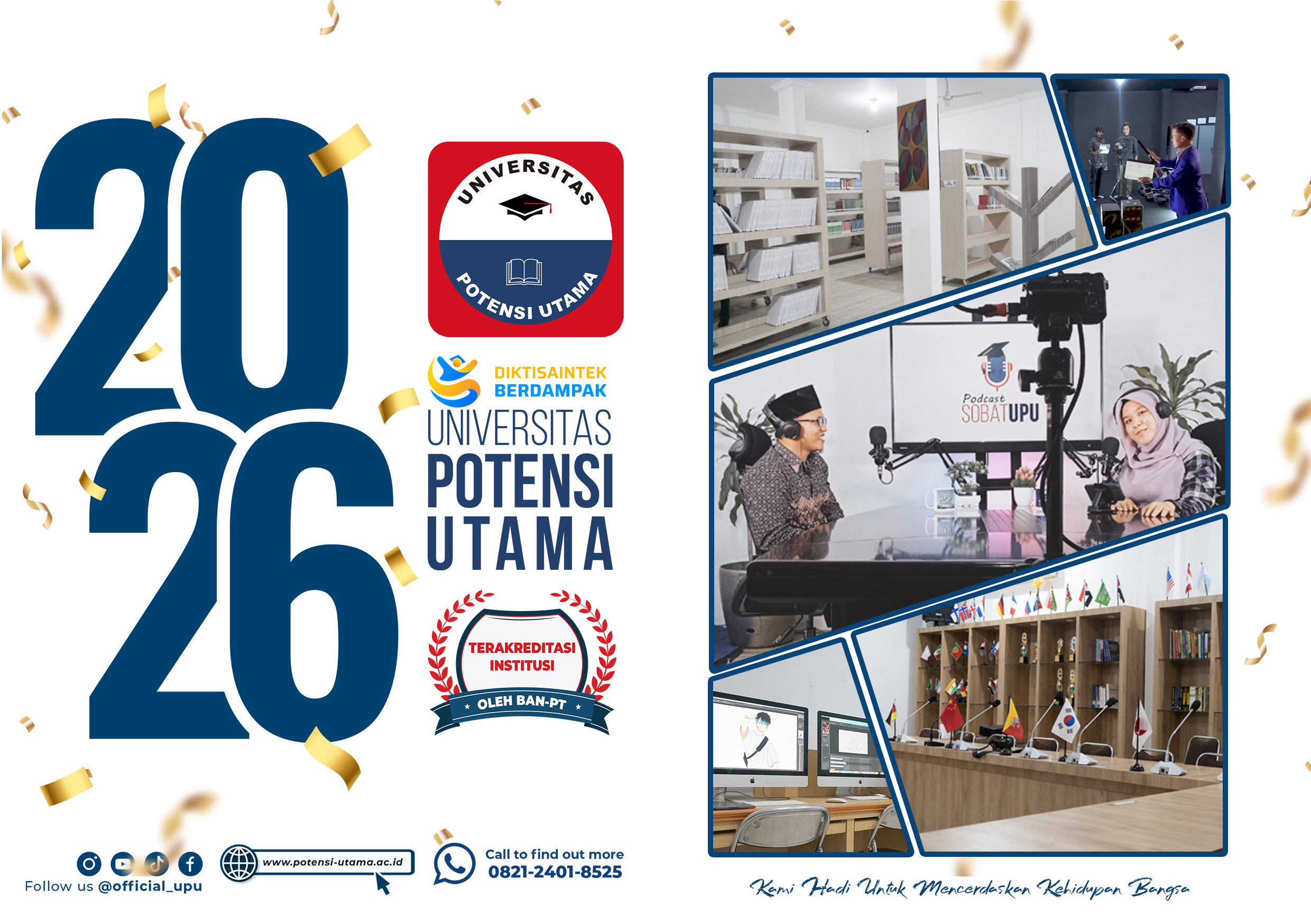 Pendaftaran Mahasiswa Baru Universitas Potensi Utama 2024/2025